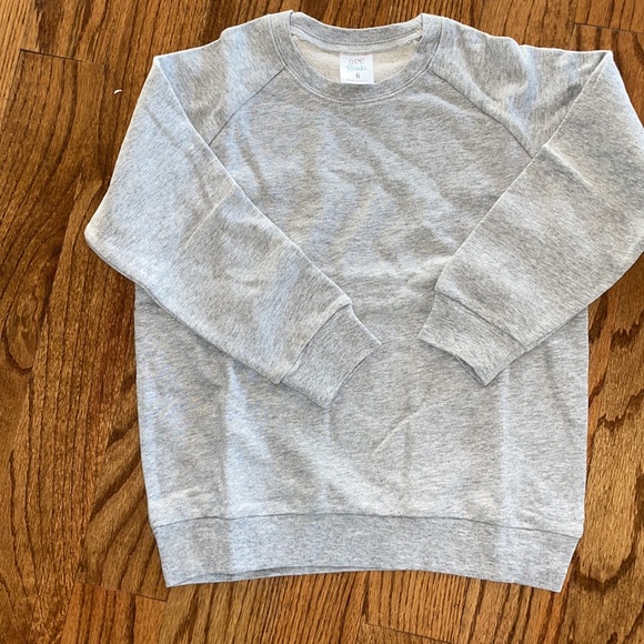 Grey and navy girls size 6 sweatshirts new! Perfect to personalize! - Picture 2 of 5